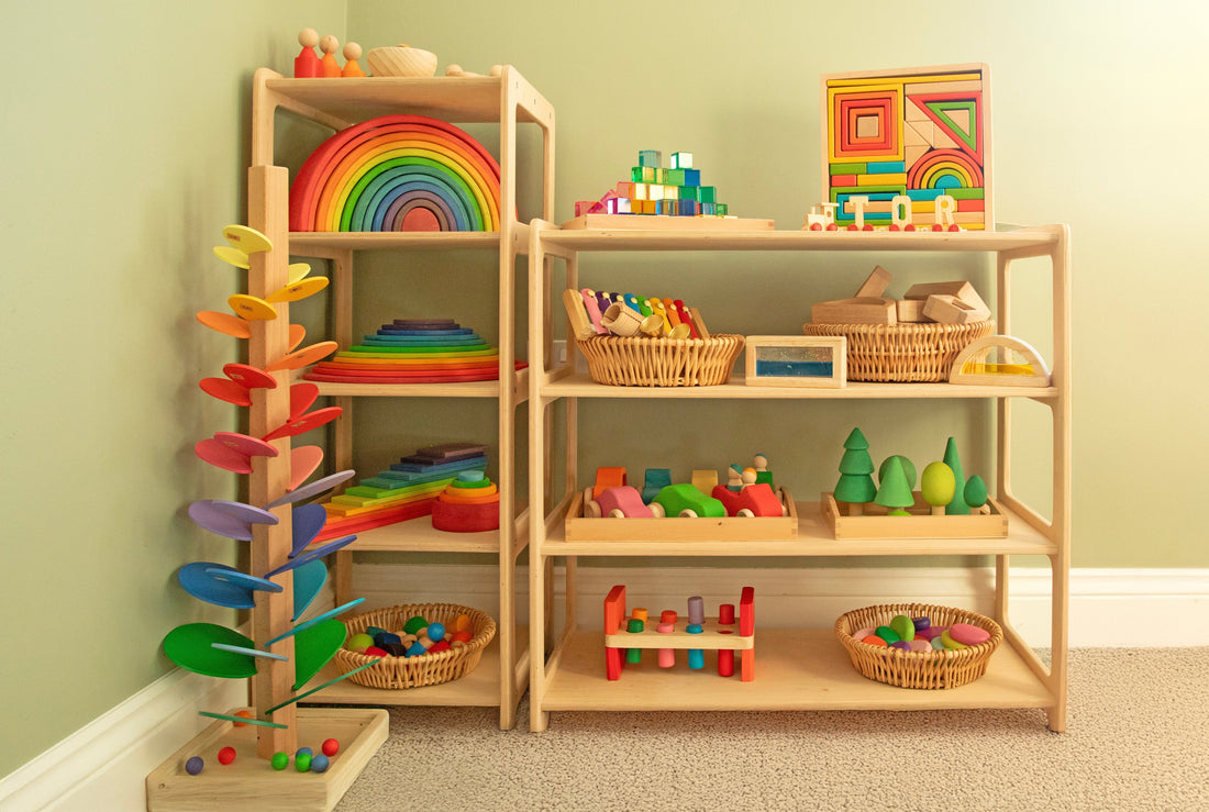 Montessori-Inspired Toy Storage (Even If You Don’t Have a Playroom)