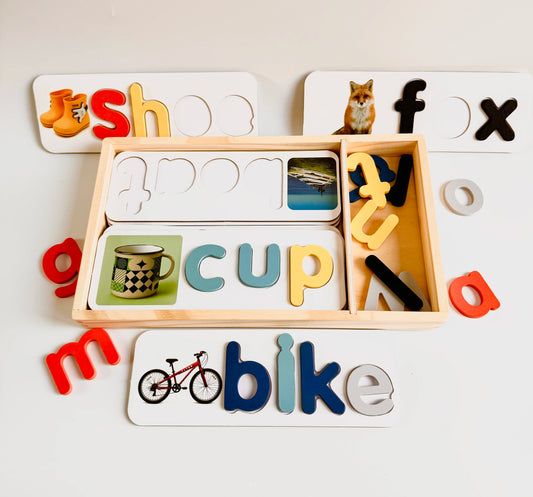 Spell & Match Puzzle Tray