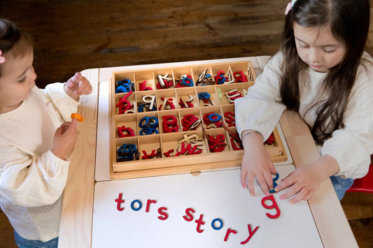Montessori Wooden Alphabet Letter Box - Tor's Story
