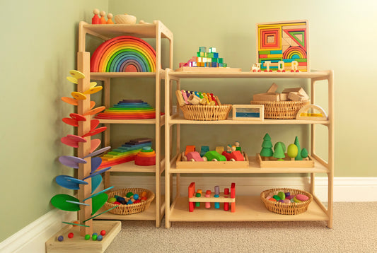 Montessori-Inspired Toy Storage (Even If You Don’t Have a Playroom)