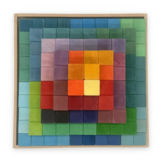 100 Piece Rainbow Pyramid
