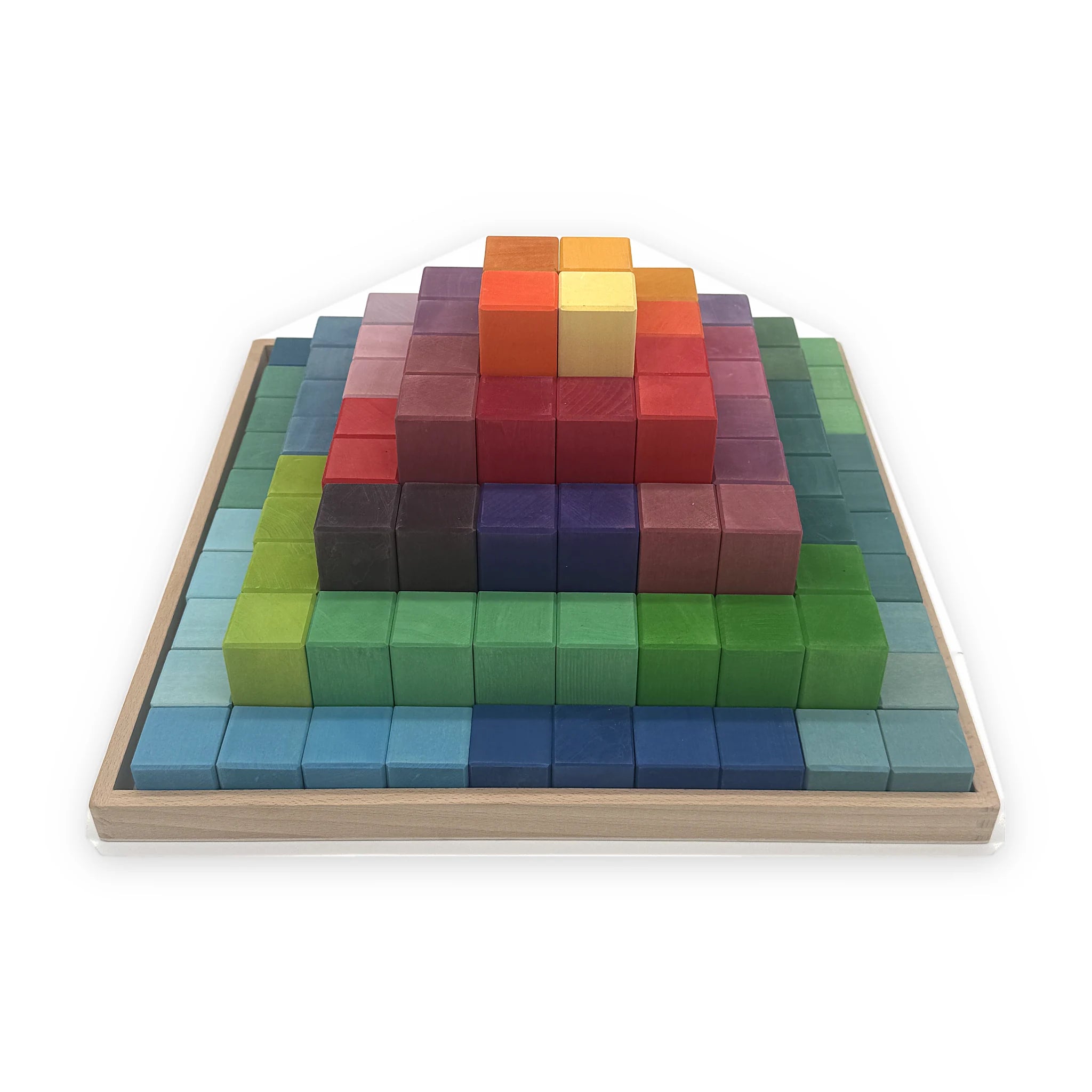 100 Piece Rainbow Pyramid