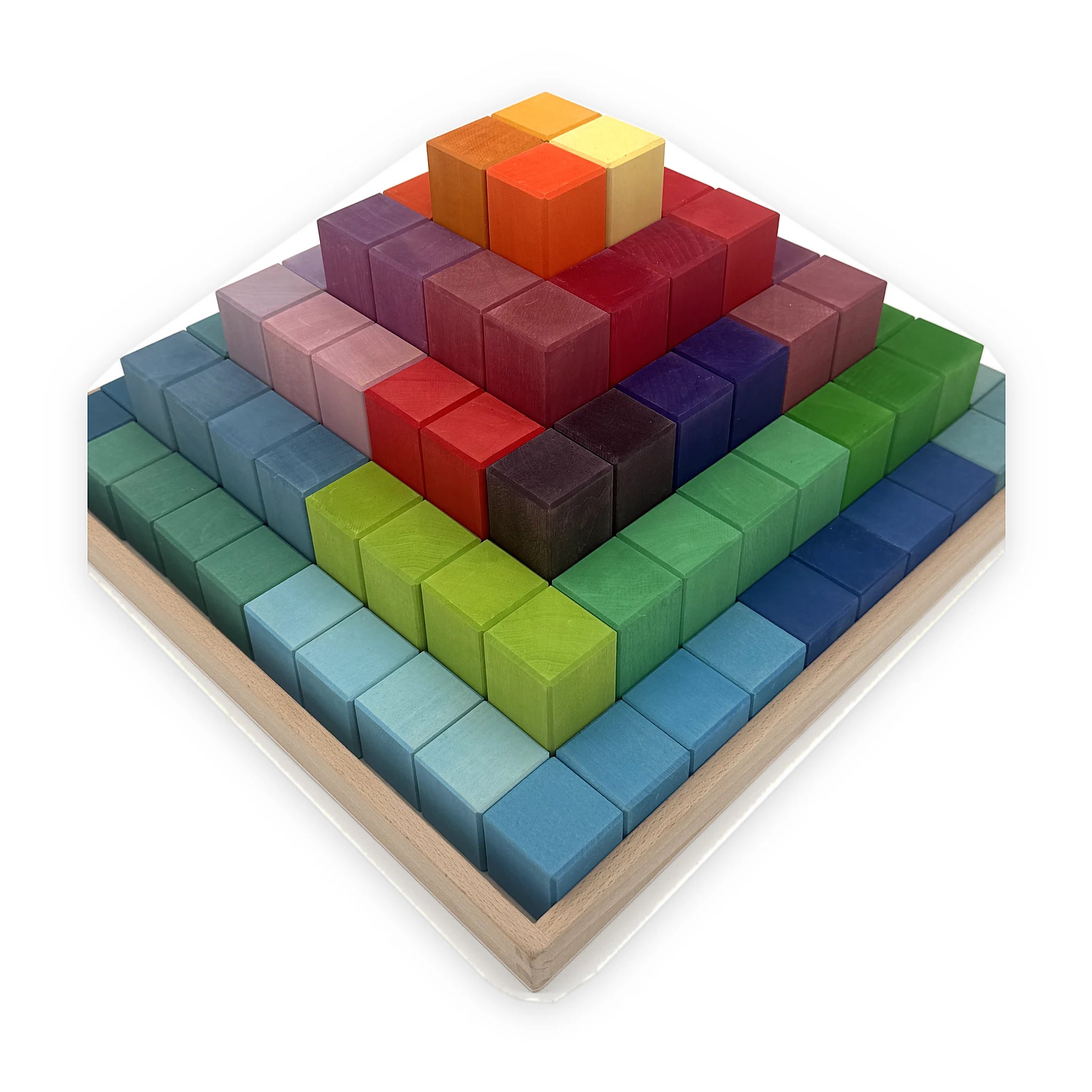 100 Piece Rainbow Pyramid