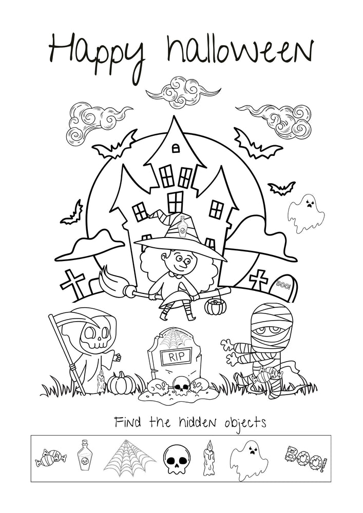 Halloween Activity Pack - aged 4-10 years