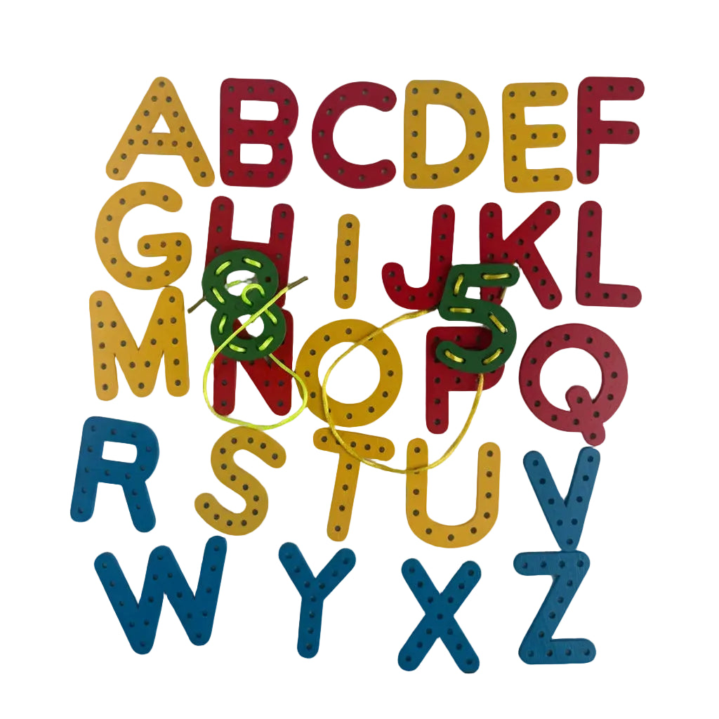 Alphabet Threading Set