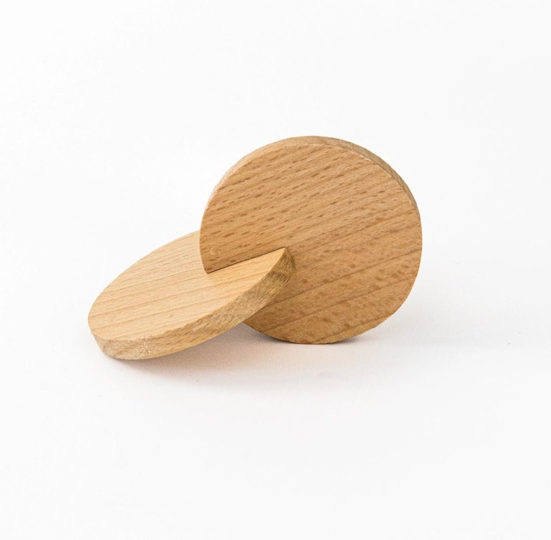 Montessori Interlocking Disks - Eco-Friendly Wooden Toy