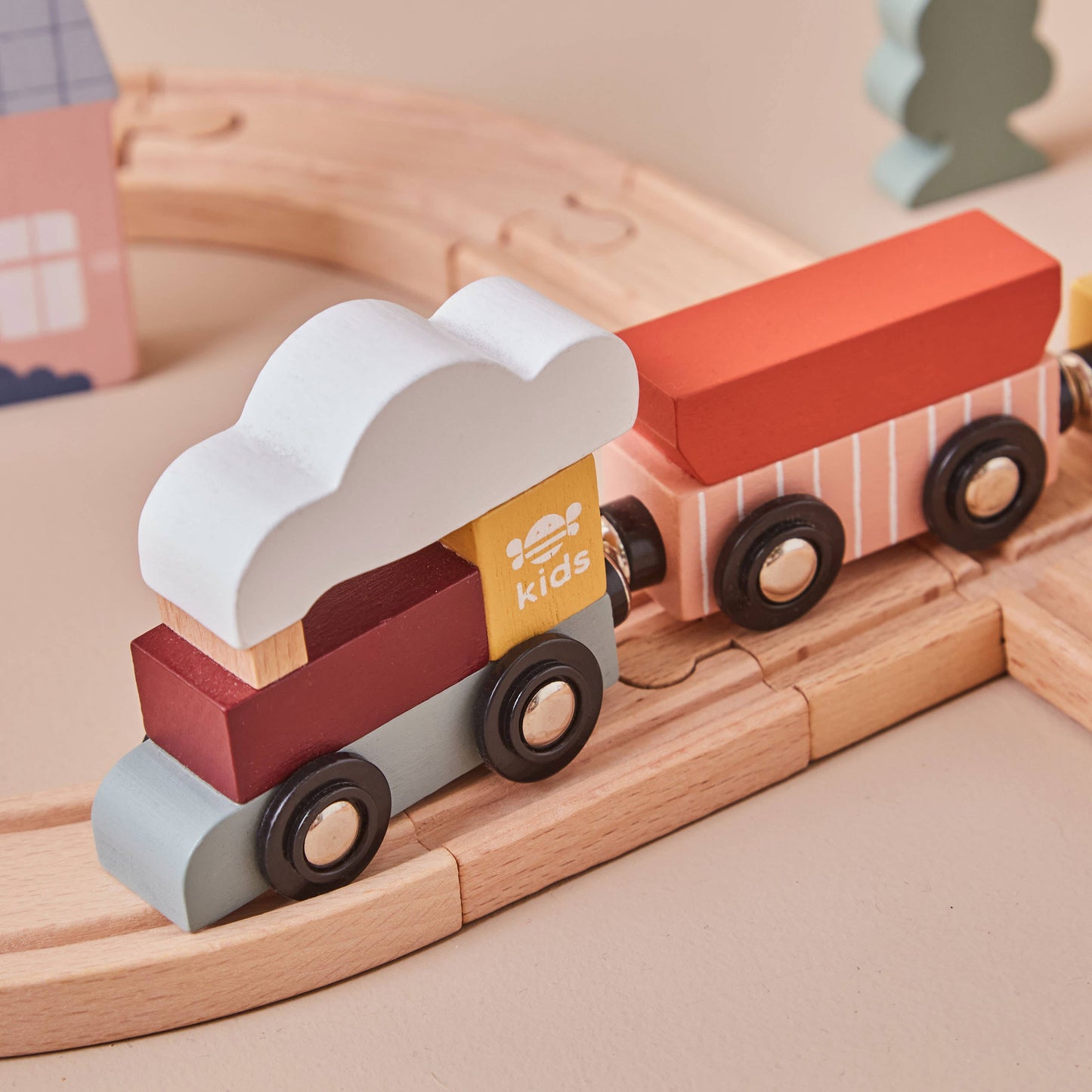 Wooden Train Set