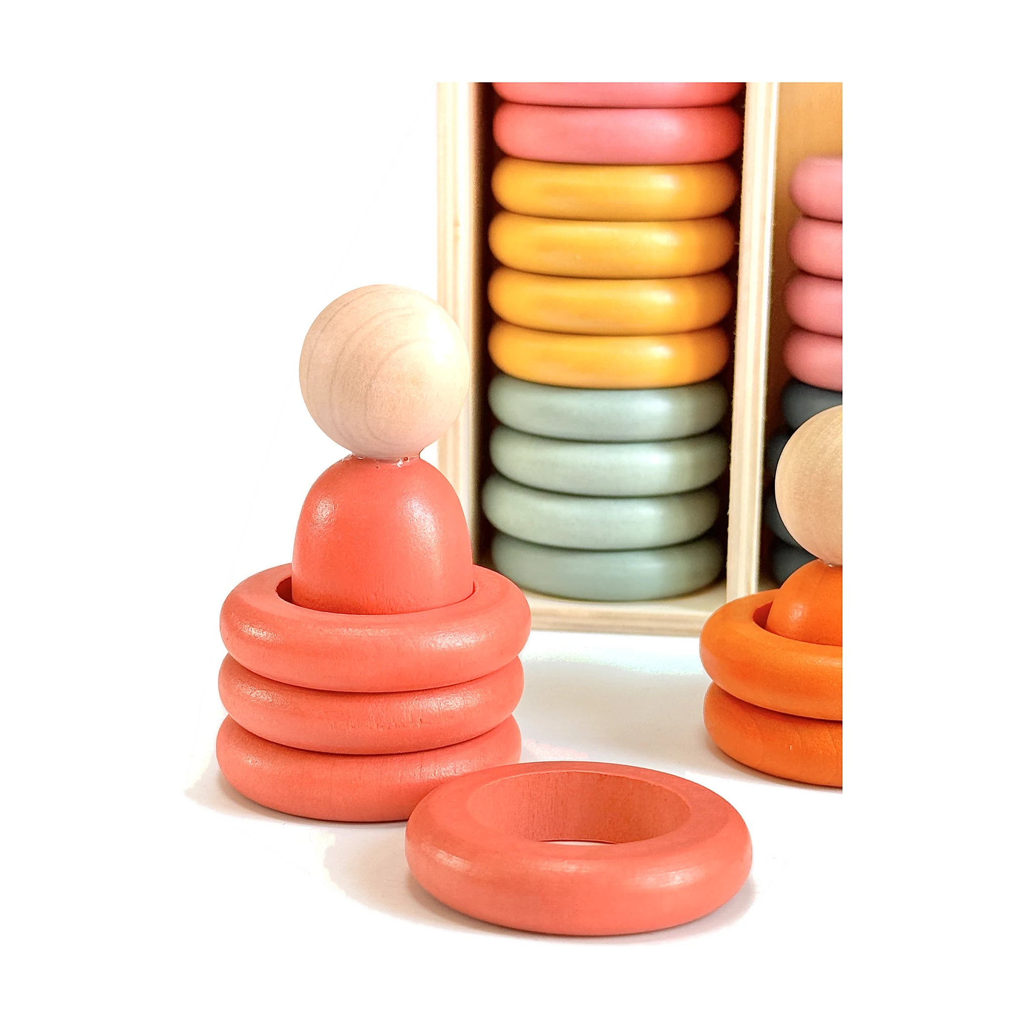 Montessori Peg Dolls and Matching Rings