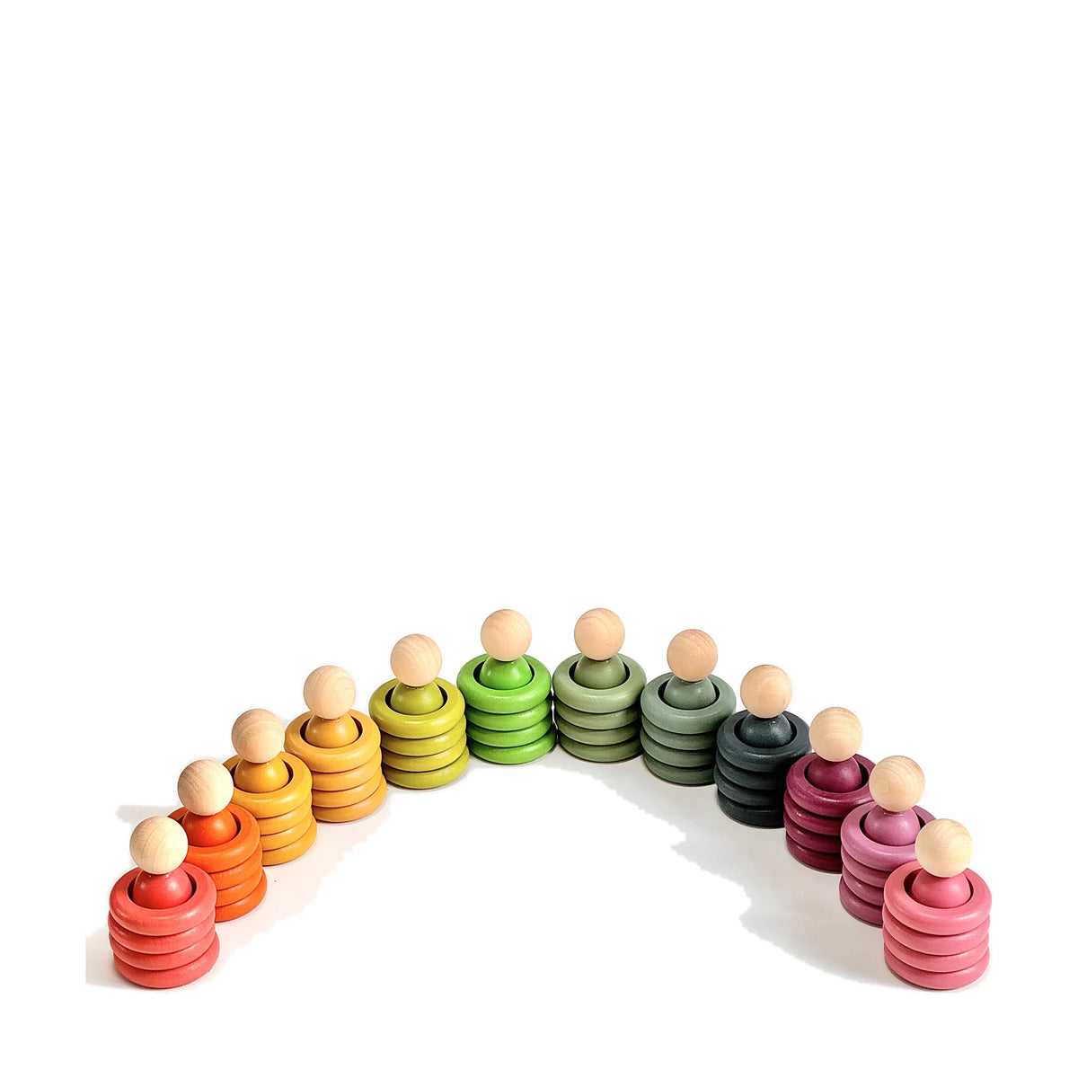 Montessori Peg Dolls and Matching Rings
