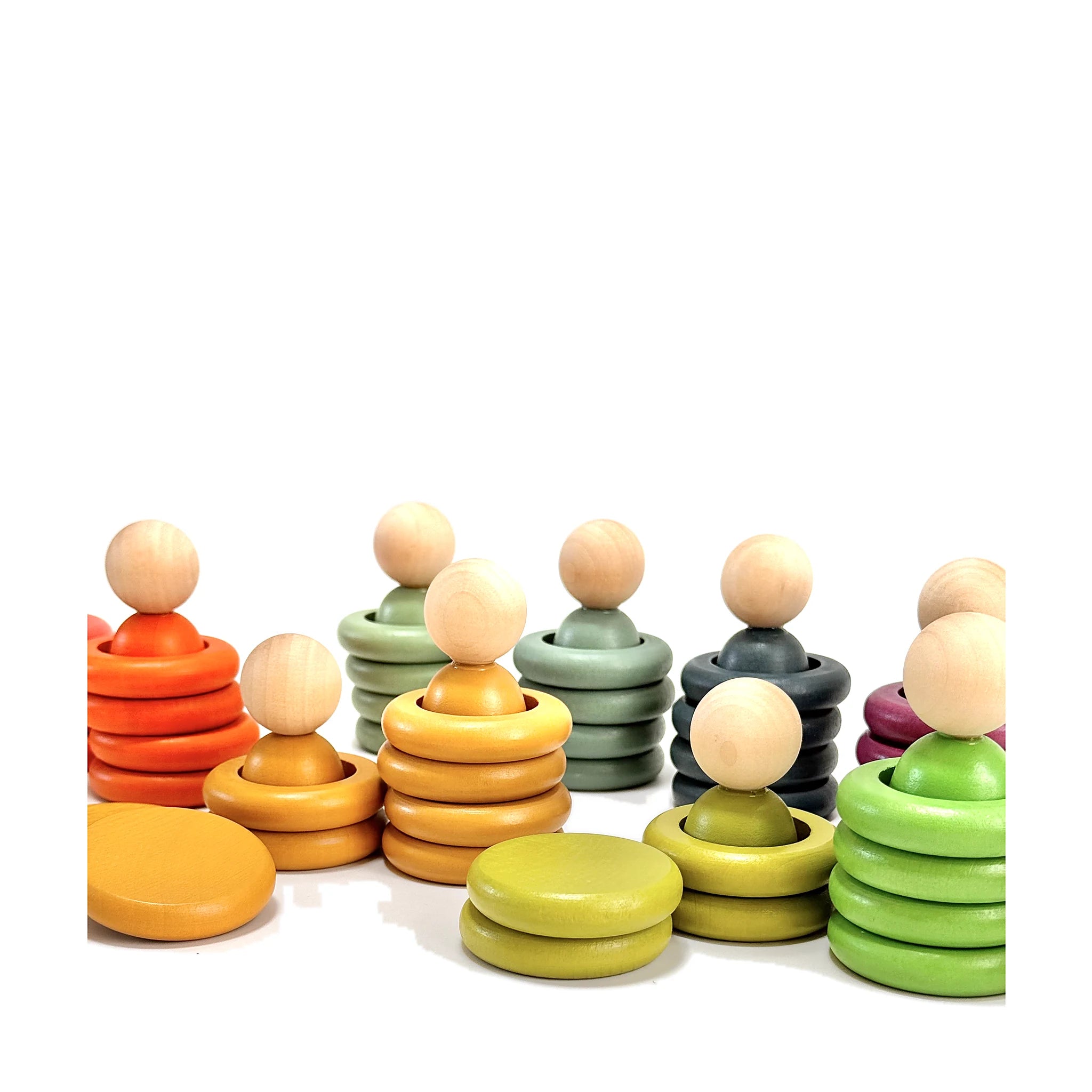 Montessori Peg Dolls and Matching Rings