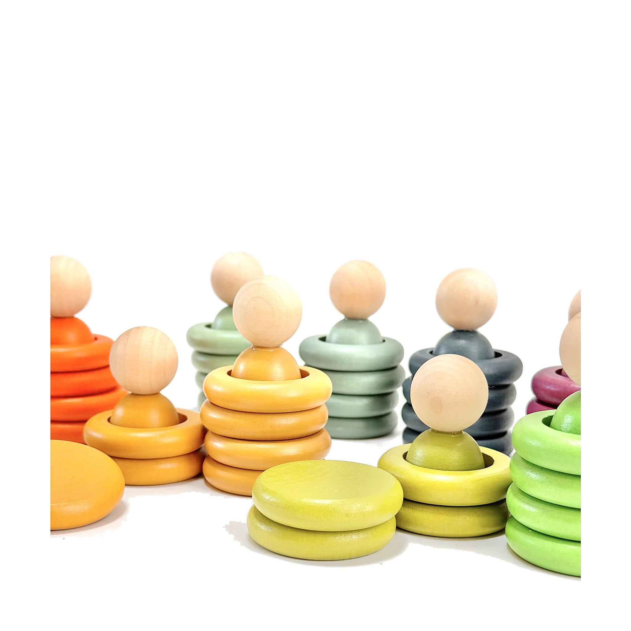 Montessori Peg Dolls and Matching Rings