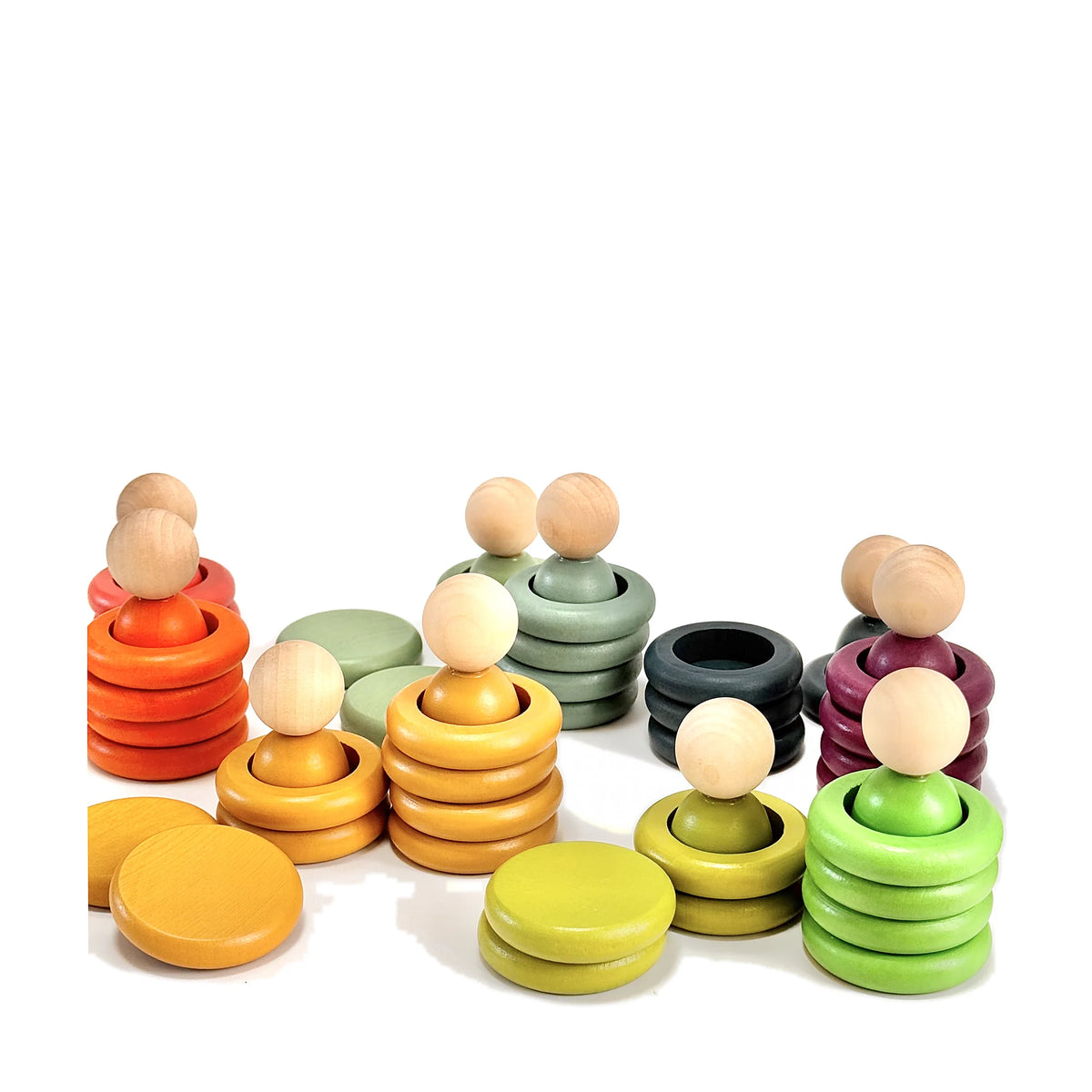 Montessori Peg Dolls and Matching Rings