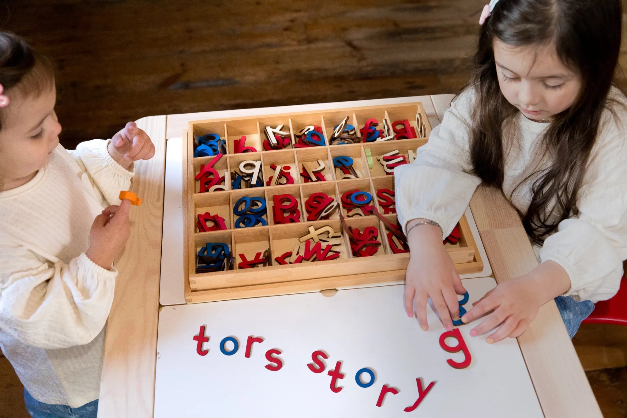 Montessori Wooden Alphabet Letter Box - Tor's Story