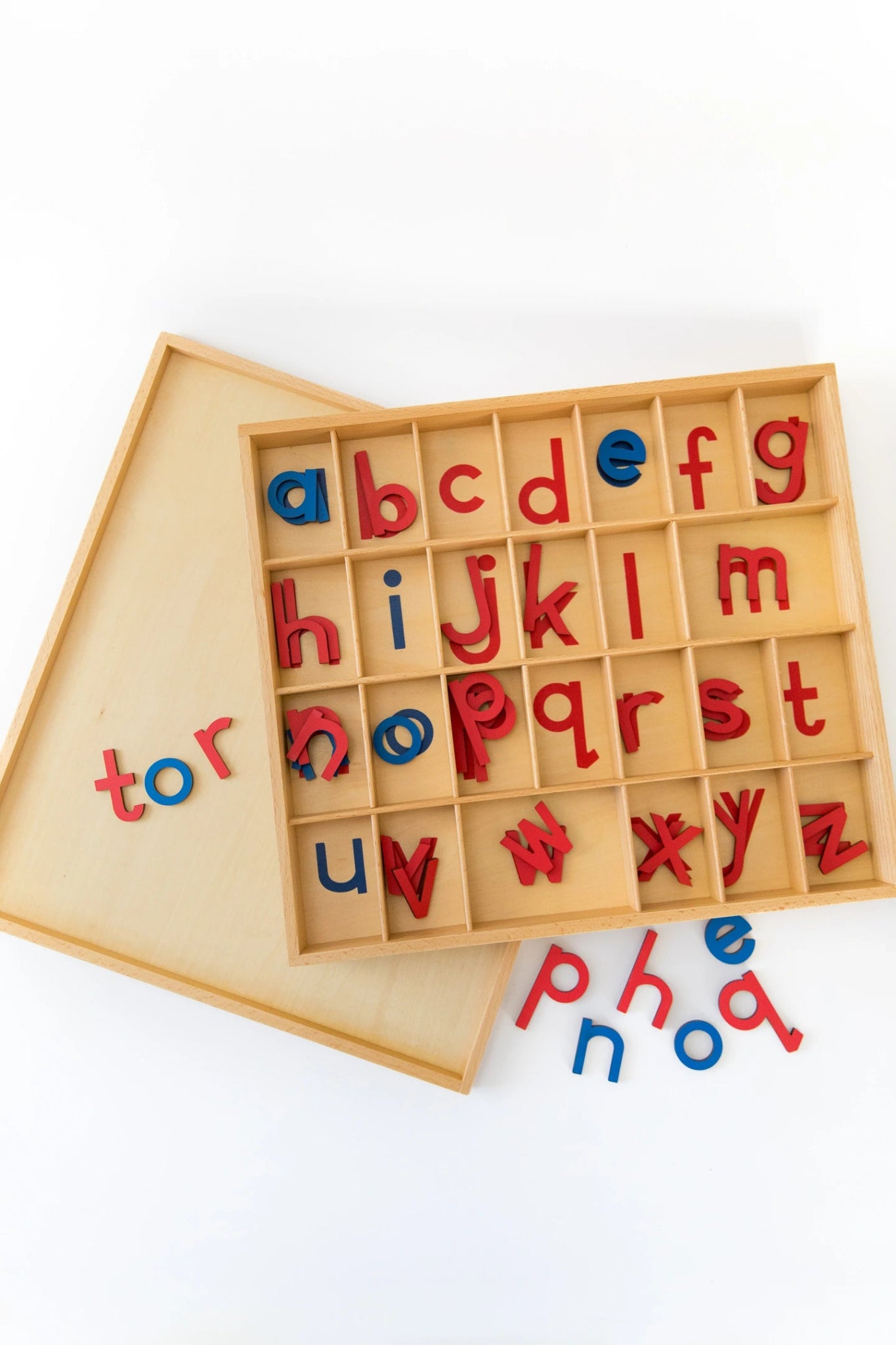 Montessori Wooden Alphabet Letter Box - Tor's Story