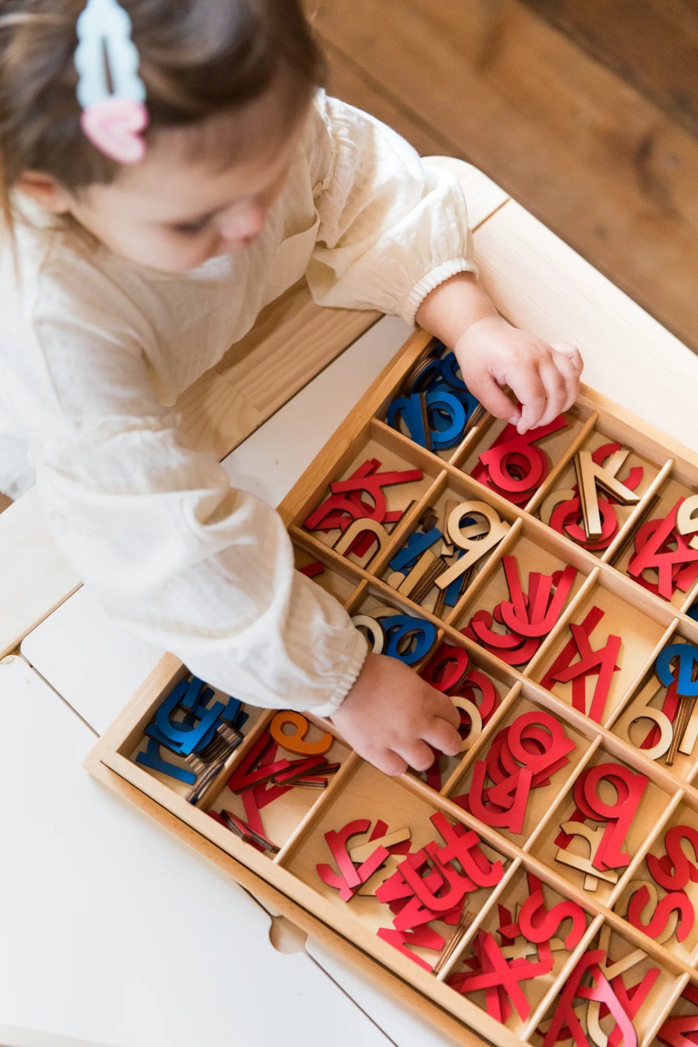 Montessori Wooden Alphabet Letter Box - Tor's Story