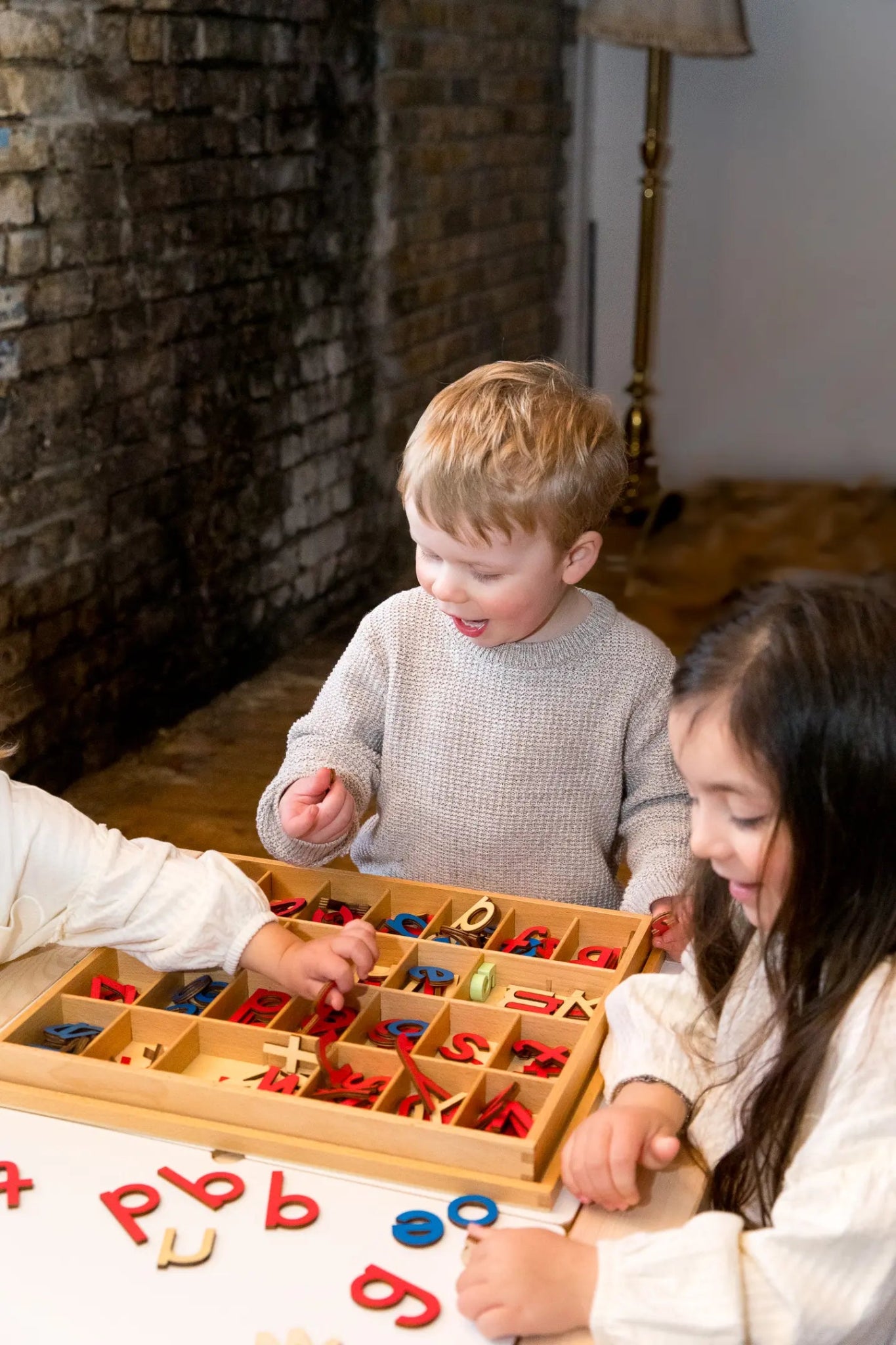 Montessori Wooden Alphabet Letter Box - Tor's Story