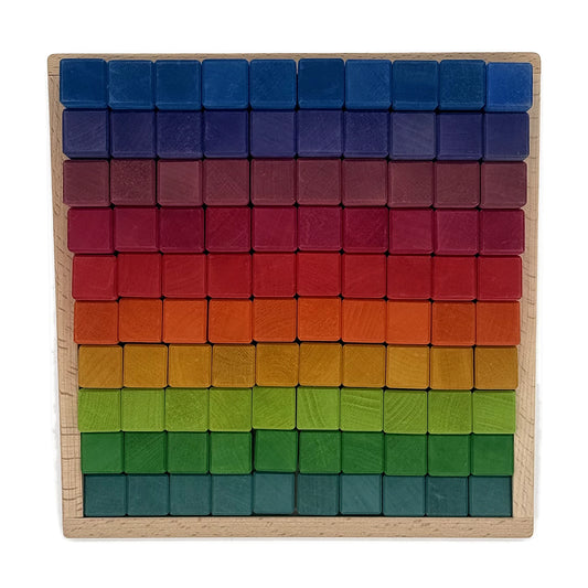 Rainbow Counting Blocks