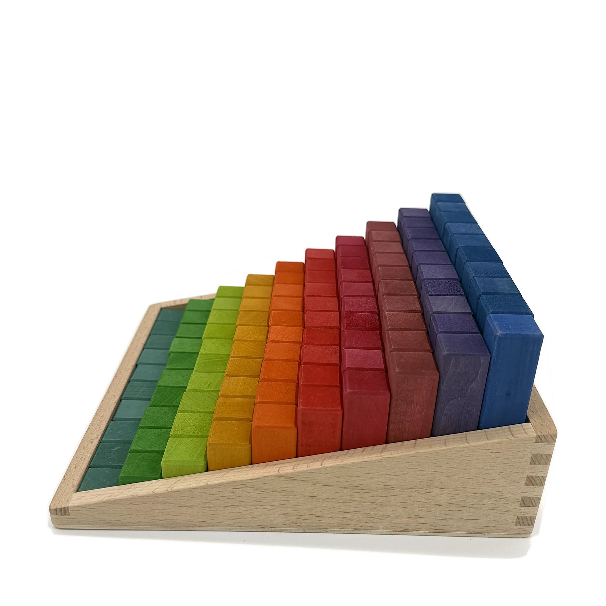Rainbow Counting Blocks
