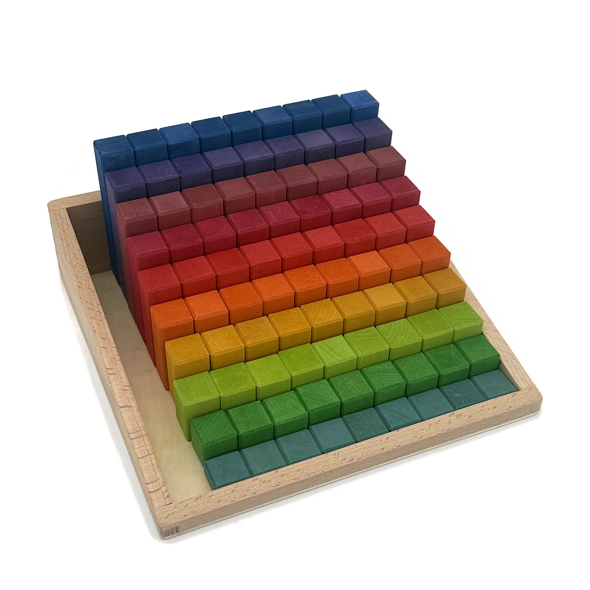 Rainbow Counting Blocks