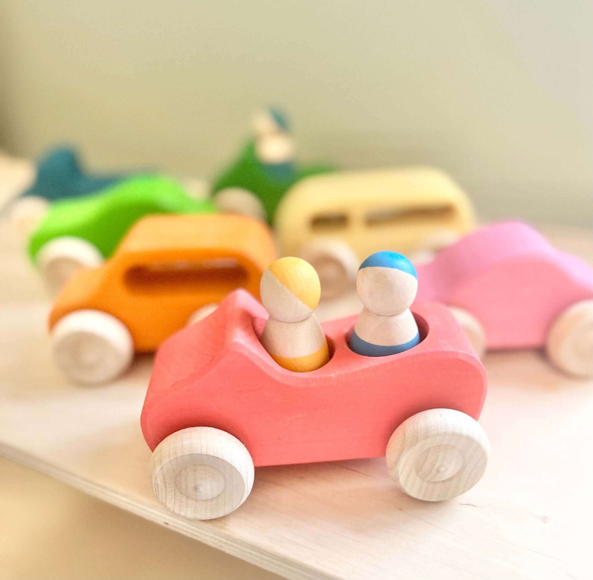 Rainbow Wooden Cars - Tor's Story