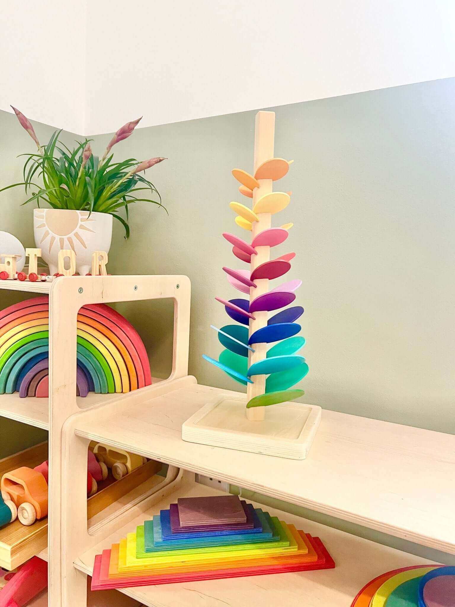 Musida Tree Small Rainbow Music Tree - Eco-Friendly Montessori Toy