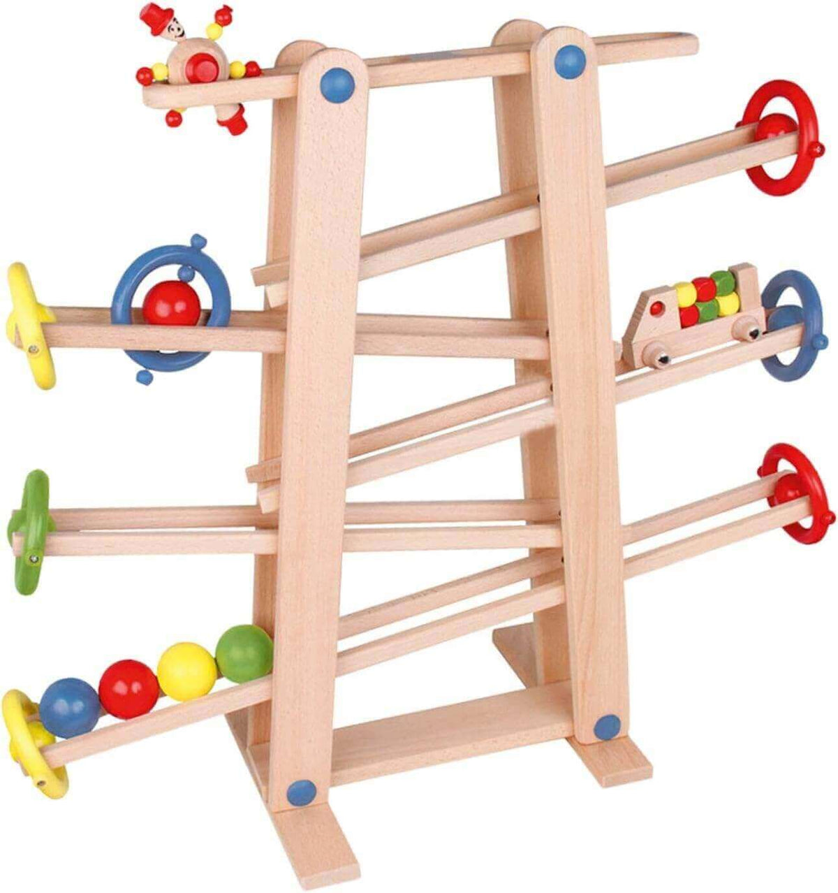 Wooden Shape Ramp Toy for Fun and Motor Skills – Tor's Story