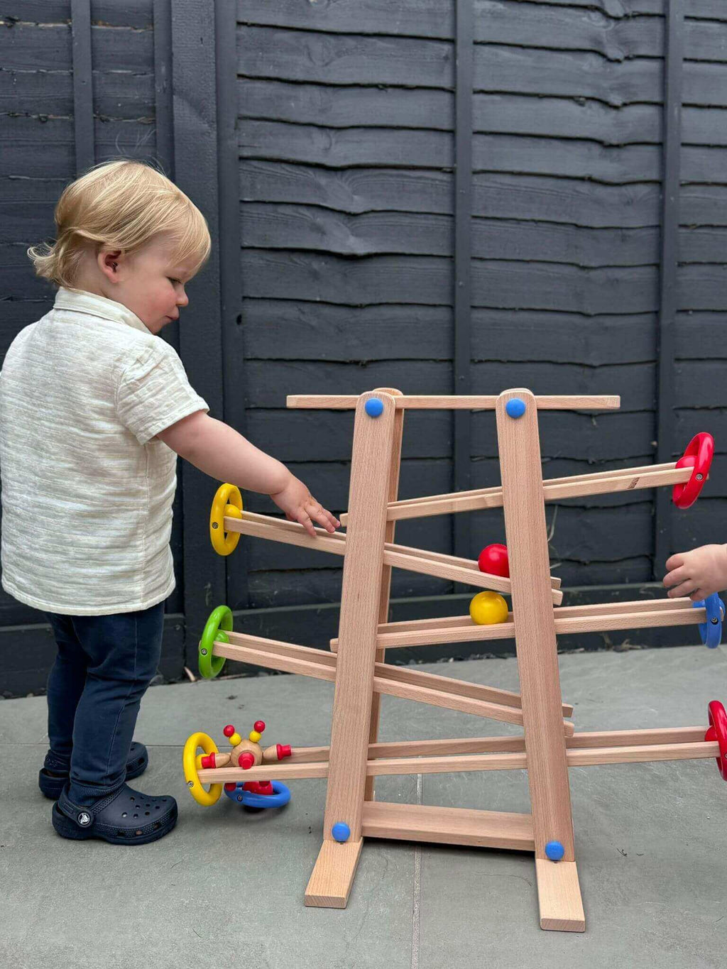 Simple Ramp Toy Wooden Shape Ramp Toy for Fun and Motor Skills – Tor's Story